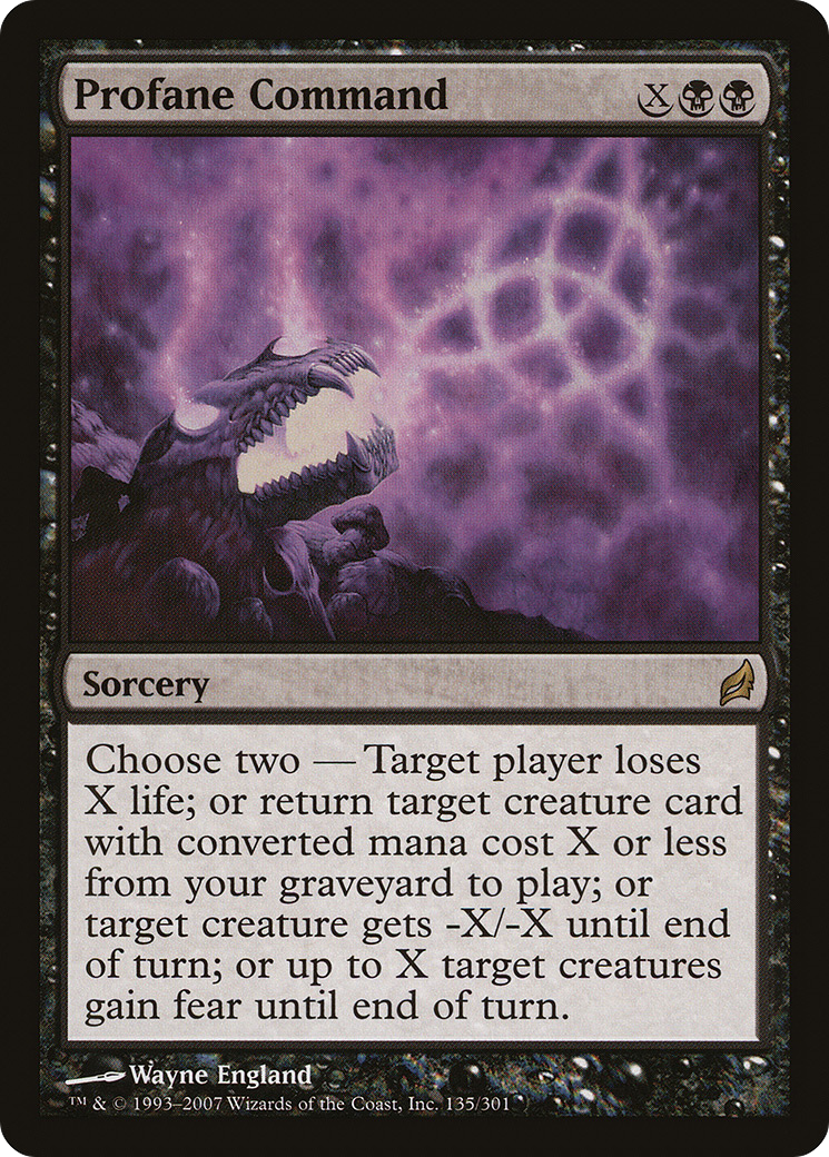 Profane Command [Lorwyn]-1