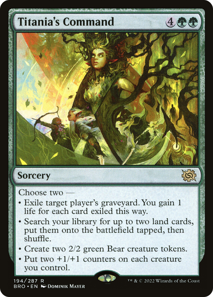 Titania's Command [The Brothers' War]-1