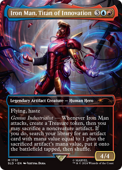 Iron Man, Titan of Innovation (SLD-1731) - Secret Lair Drop (Borderless) Foil-1