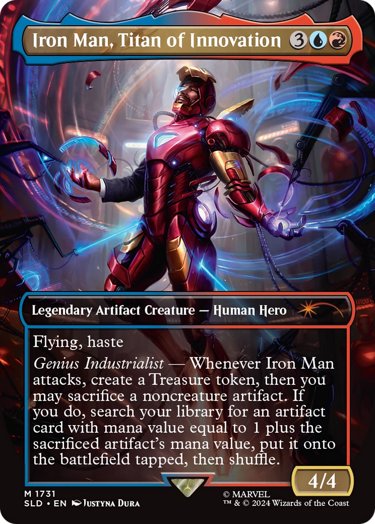 Iron Man, Titan of Innovation (SLD-1731) - Secret Lair Drop (Borderless) Foil-1