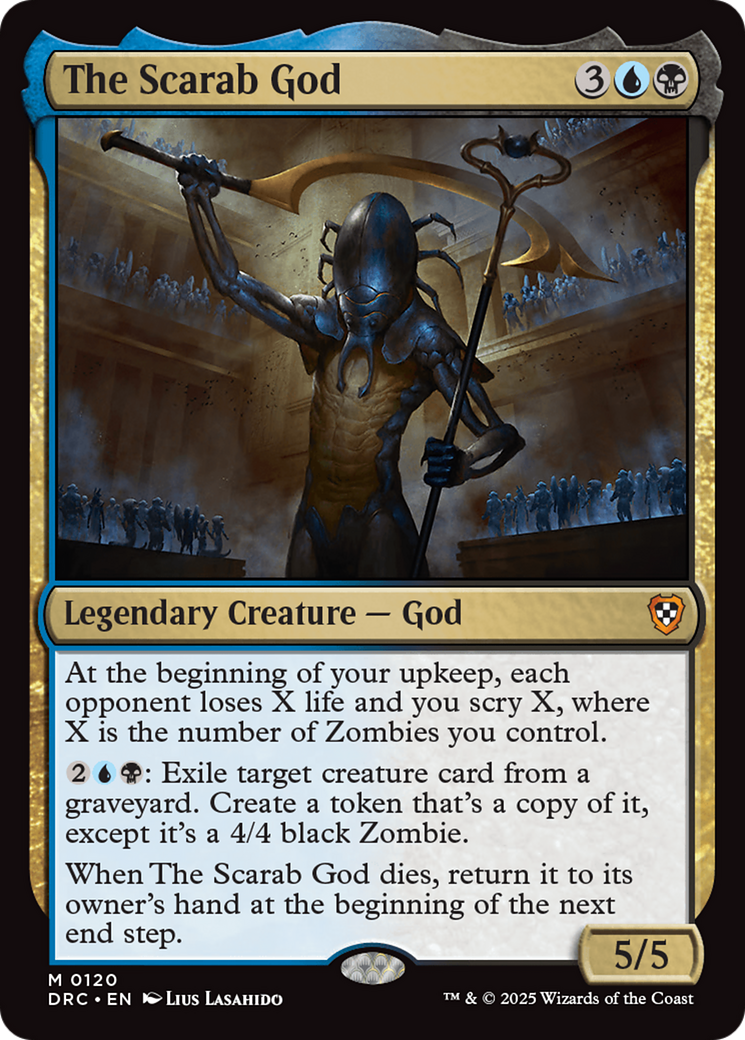 The Scarab God [Aetherdrift Commander]-1
