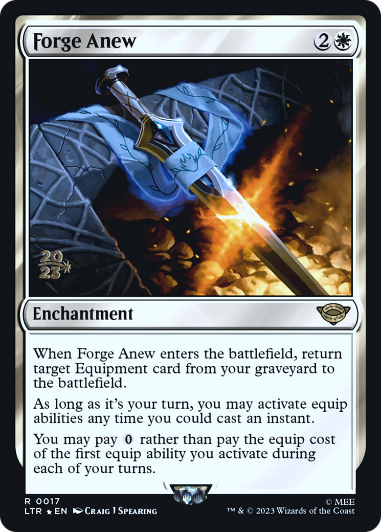 Forge Anew [The Lord of the Rings: Tales of Middle-Earth Prerelease Promos]-1