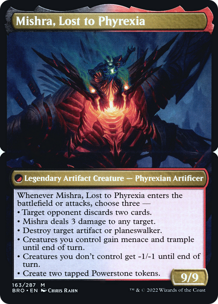 Mishra, Lost to Phyrexia (PBRO-163BS) - The Brothers' War Promos Foil-1