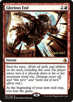 Glorious End [Amonkhet Prerelease Promos]-1