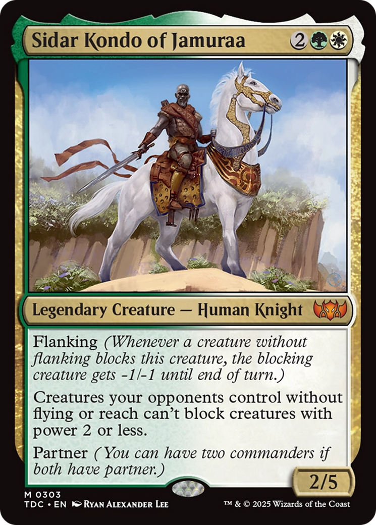 Sidar Kondo of Jamuraa [Tarkir: Dragonstorm Commander]-1