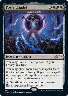 Post's Citadel - Bolas's Citadel [Secret Lair Drop Series]-1