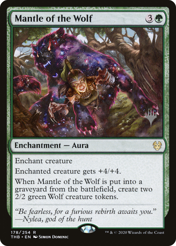 Mantle of the Wolf (Promo Pack) [Theros Beyond Death Promos]-1