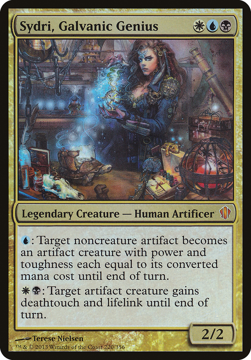 Sydri, Galvanic Genius (Oversized) [Commander 2013 Oversized]-1