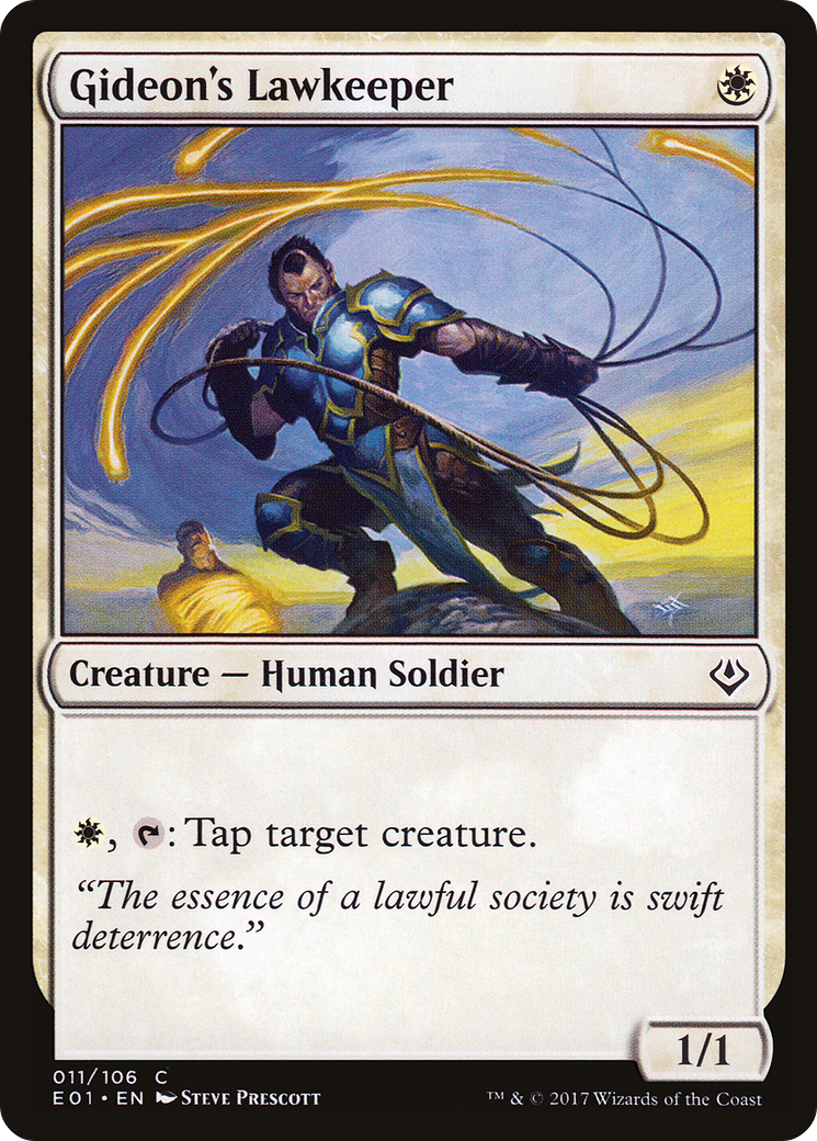 Gideon's Lawkeeper [Archenemy: Nicol Bolas]-1