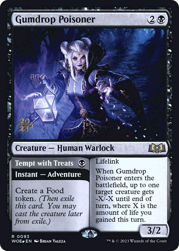 Gumdrop Poisoner // Tempt with Treats [Wilds of Eldraine Prerelease Promos]-3