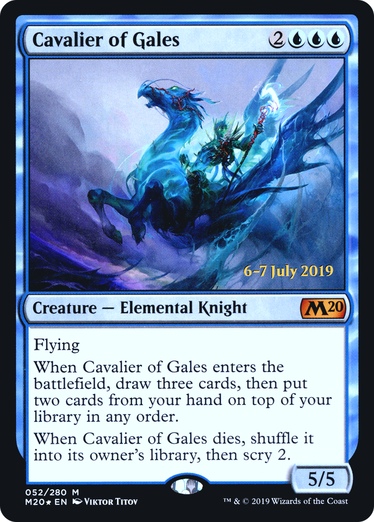 Cavalier of Gales [Core Set 2020 Prerelease Promos]-1