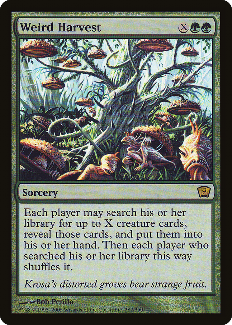 Weird Harvest (9ED-282) - 9th Edition Foil-1