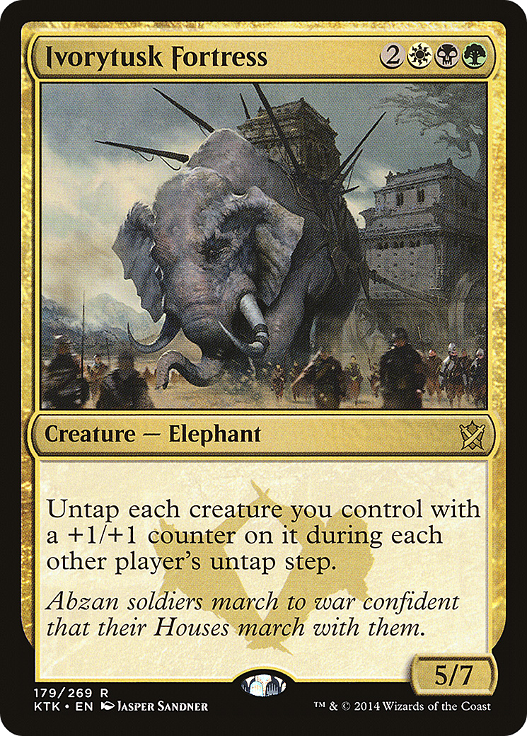 Ivorytusk Fortress [Khans of Tarkir]-1