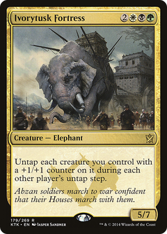 Ivorytusk Fortress [Khans of Tarkir]-1
