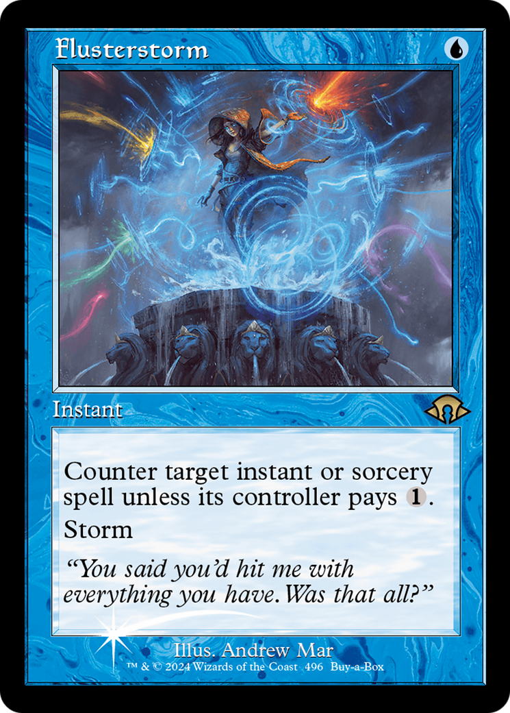 Flusterstorm (Retro Frame) [Modern Horizons 3 Prerelease Promos]-1