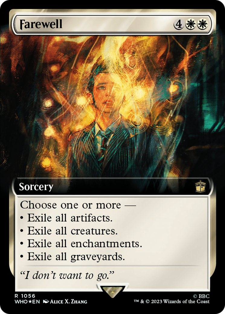 Farewell (Extended Art) (Surge Foil) [Doctor Who]-1