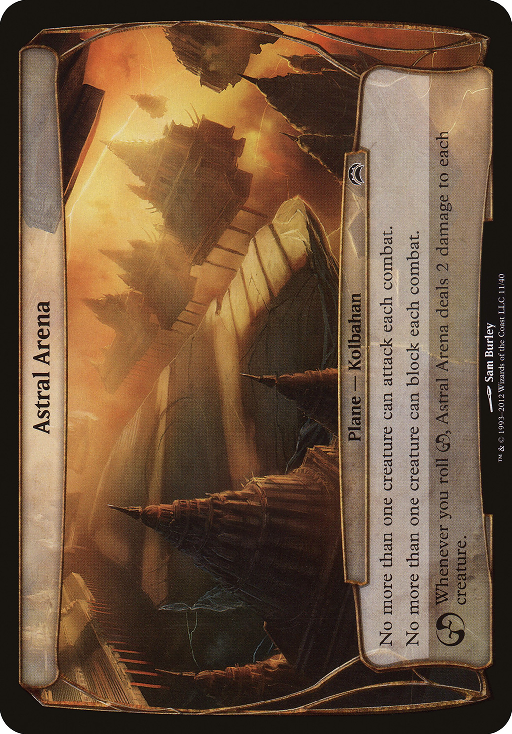 Astral Arena (Planes) [Planechase 2012 Planes]-1
