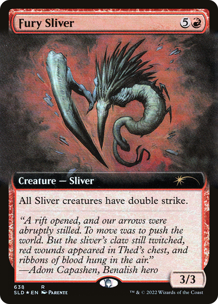 Fury Sliver (Extended Art) [Secret Lair Drop Promos]-1