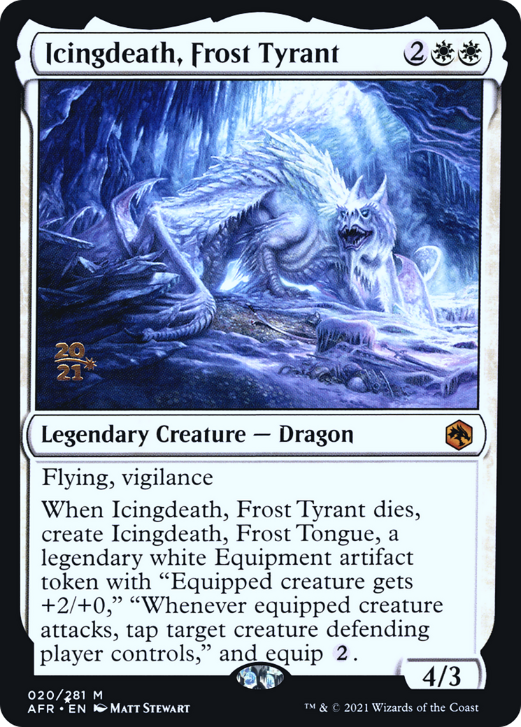 Icingdeath, Frost Tyrant [Dungeons & Dragons: Adventures in the Forgotten Realms Prerelease Promos]-1