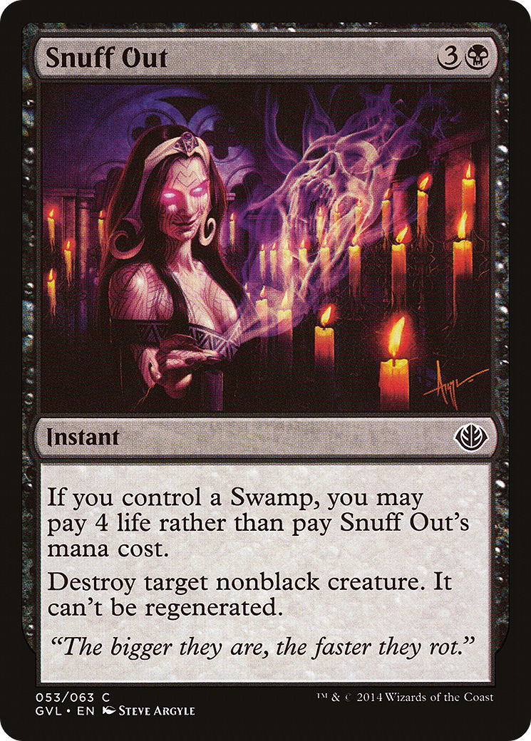 Snuff Out (Garruk vs. Liliana) [Duel Decks Anthology]-1