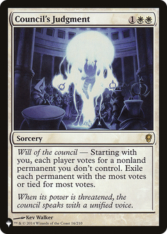 Council's Judgment [The List]-1
