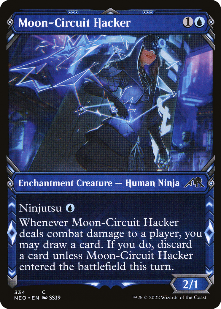 Moon-Circuit Hacker (Showcase Ninja) [Kamigawa: Neon Dynasty]-1