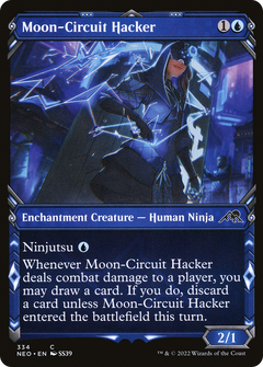 Moon-Circuit Hacker (Showcase Ninja) [Kamigawa: Neon Dynasty]-1