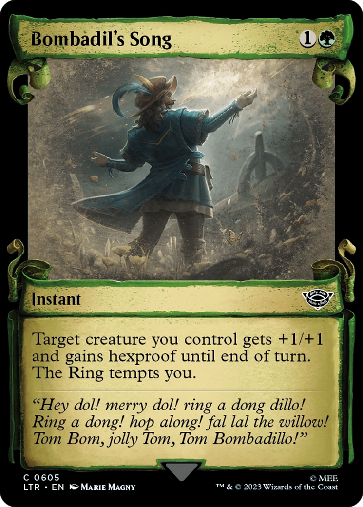 Bombadil's Song [The Lord of the Rings: Tales of Middle-Earth Showcase Scrolls]-1