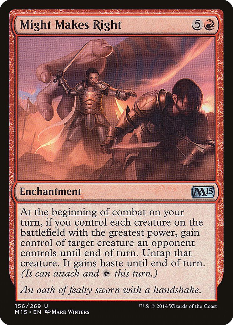 Might Makes Right [Magic 2015]-1