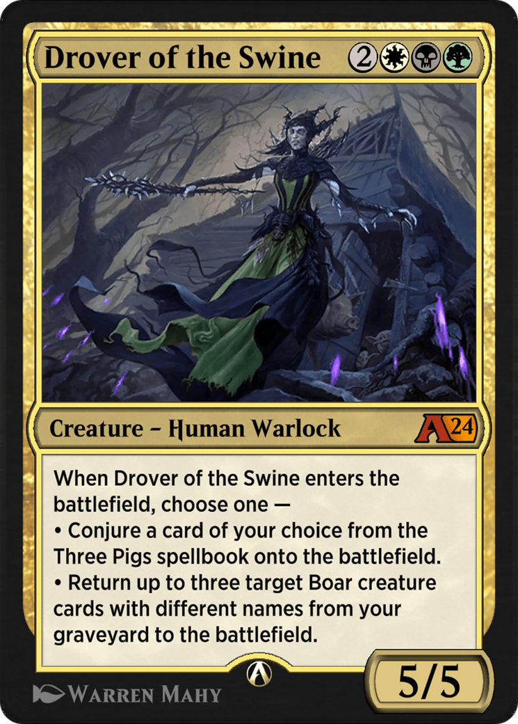 Drover of the Swine (YWOE-017) - Alchemy: Wilds of Eldraine-1
