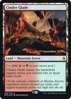 Cinder Glade [Battle for Zendikar Prerelease Promos]-1