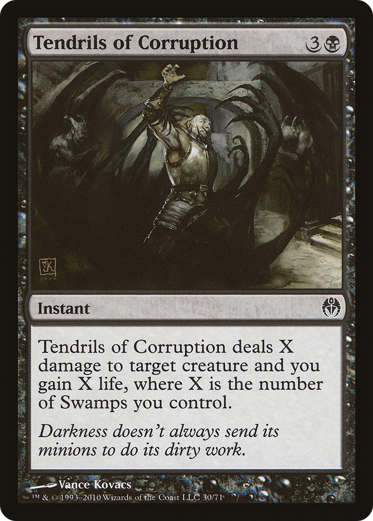 Tendrils of Corruption [Duel Decks: Phyrexia vs. the Coalition]-1