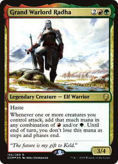 Grand Warlord Radha [Dominaria Prerelease Promos]-1