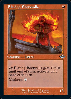 Blazing Rootwalla (Retro Foil Etched) [Modern Horizons 2]-2
