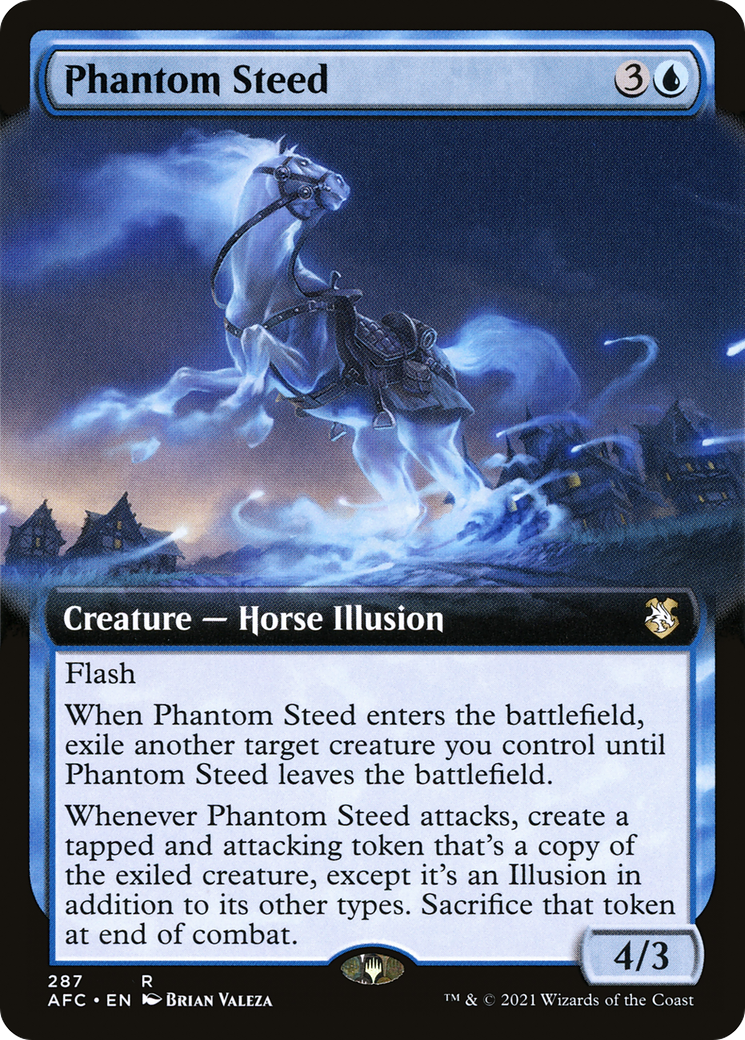 Phantom Steed (Extended Art) [Dungeons & Dragons: Adventures in the Forgotten Realms Commander]-1