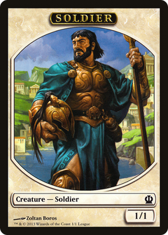 Soldier Token (Zoltan Boros) [League Tokens 2013]-1