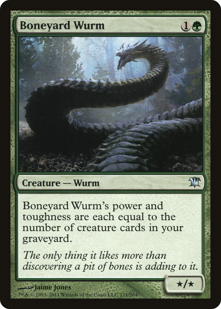 Boneyard Wurm [Innistrad]-1