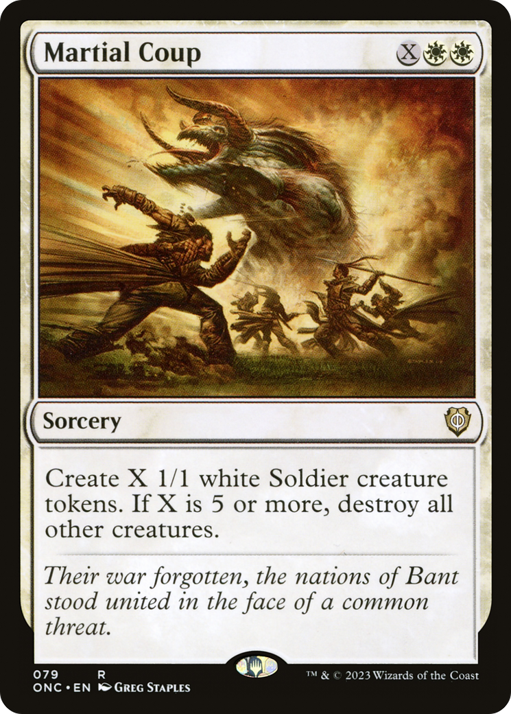 Martial Coup [Phyrexia: All Will Be One Commander]-1