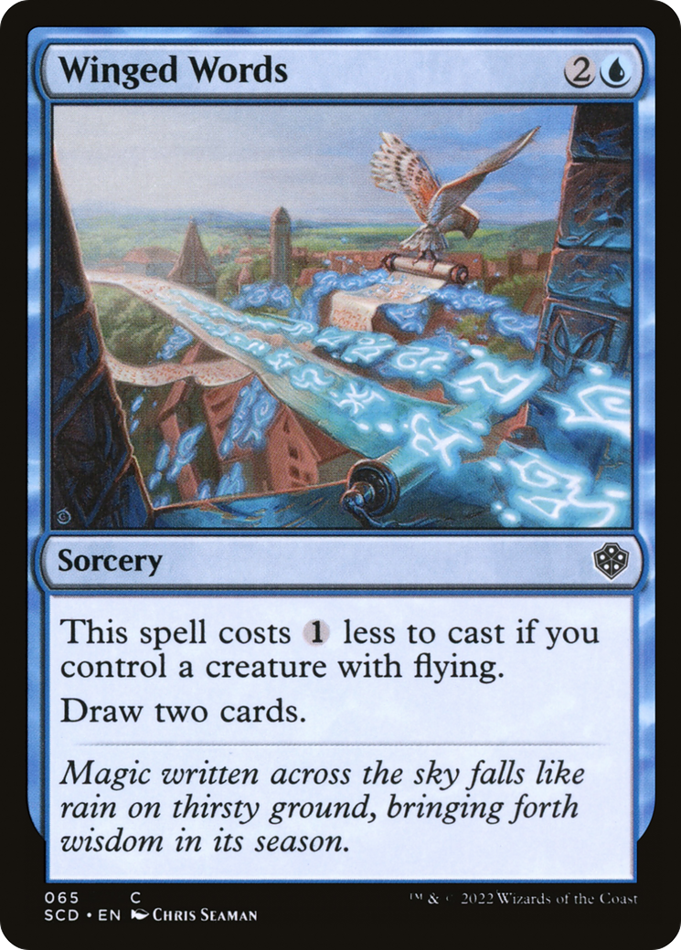Winged Words (SCD-065) - Starter Commander Decks-1