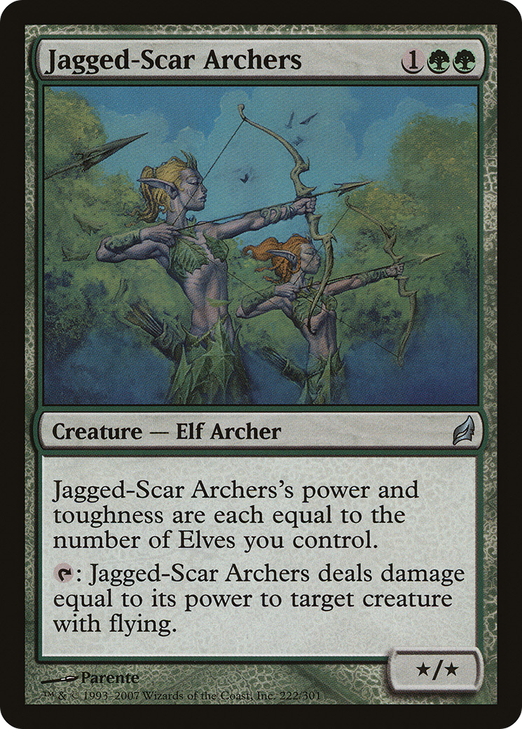Jagged-Scar Archers [Lorwyn]-1