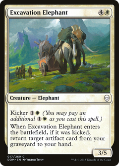 Excavation Elephant [Dominaria]-1
