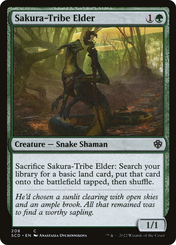 Sakura-Tribe Elder [Starter Commander Decks]-1