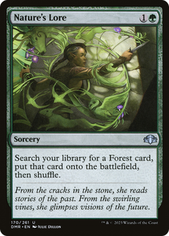 Nature's Lore [Dominaria Remastered]-1