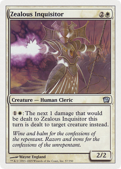 Zealous Inquisitor (9ED-057) - 9th Edition Foil-1