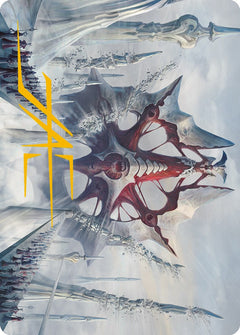 Mondrak, Glory Dominus Art Card (Gold-Stamped Signature) [Phyrexia: All Will Be One Art Series]-1