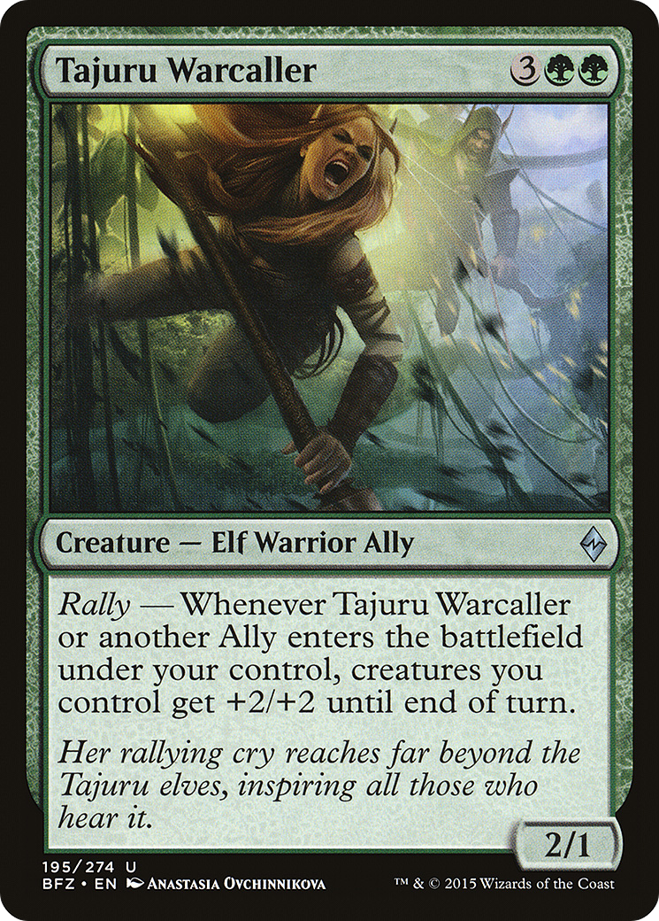 Tajuru Warcaller [Battle for Zendikar]-1