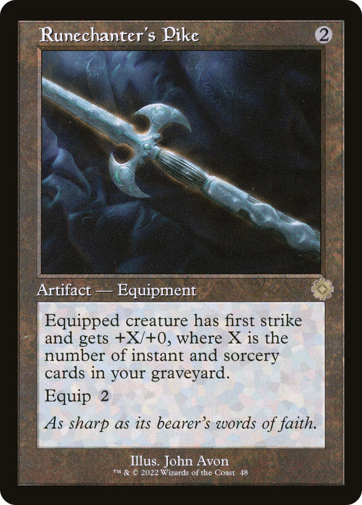 Runechanter's Pike (Retro) [The Brothers' War Retro Artifacts]-1