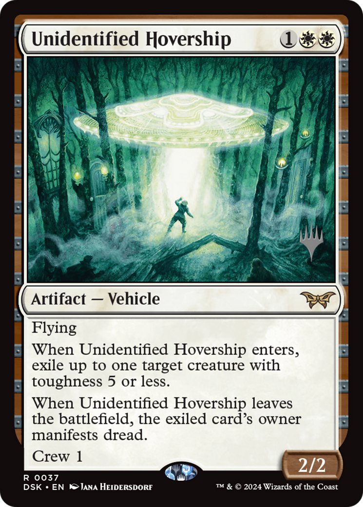Unidentified Hovership (PPDSK-037) - Duskmourn: House of Horror Promos Foil-1
