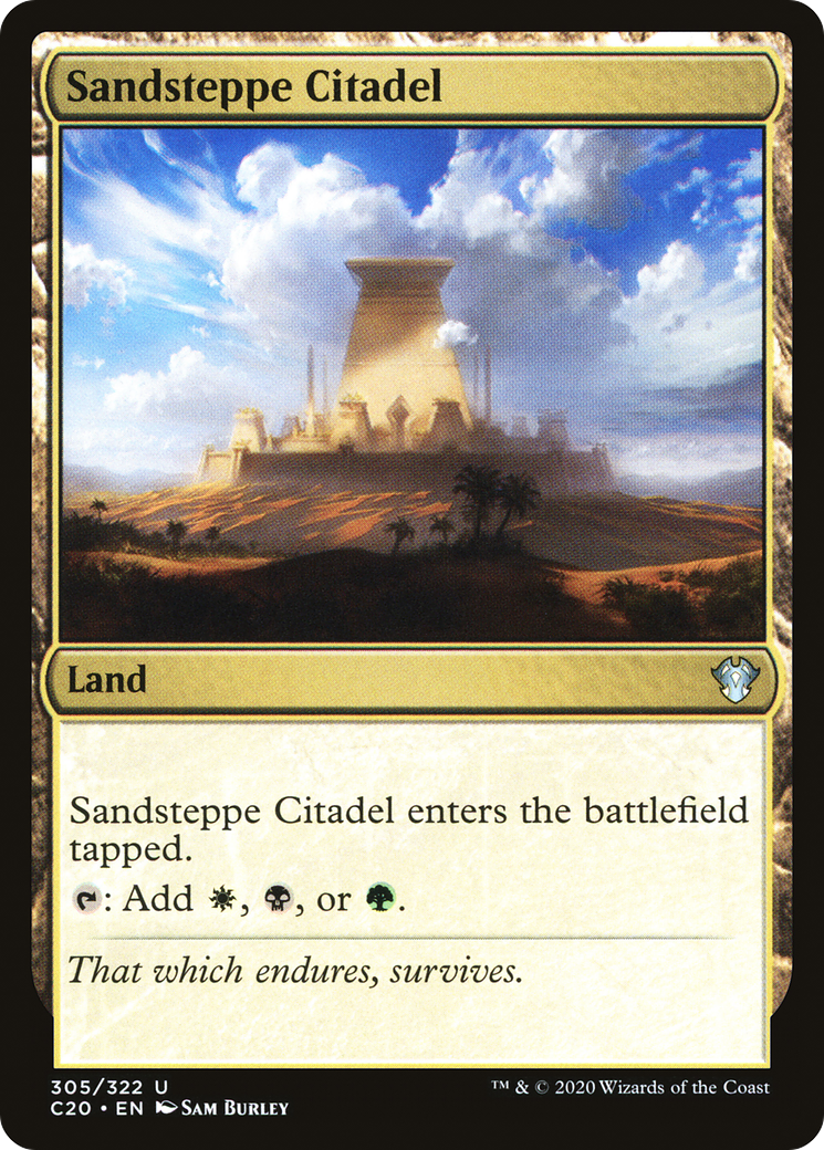 Sandsteppe Citadel [Commander 2020]-1