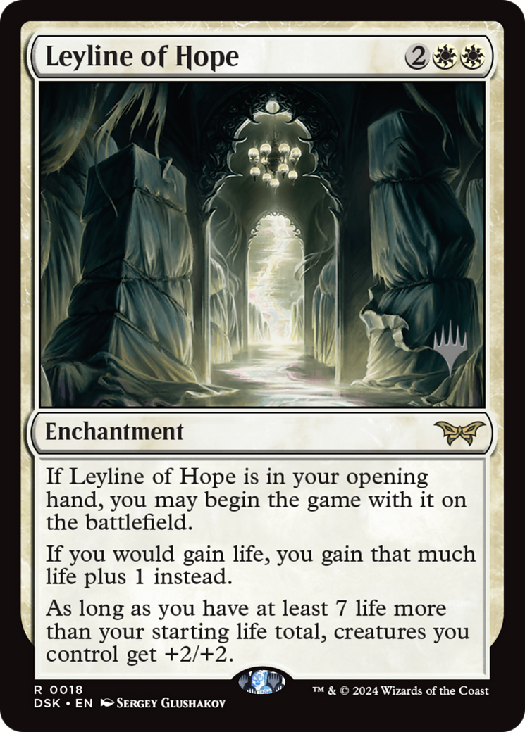 Leyline of Hope (Promo Pack) [Duskmourn: House of Horror Promos]-1